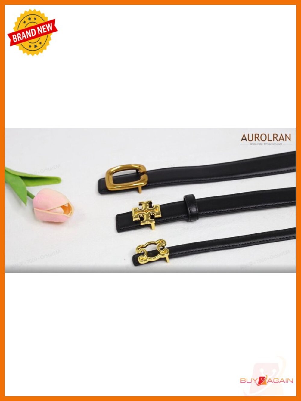 Luxury PU Leather Belt for Women - Classic Design Belt for Jeans and Dresses - Picture 6 of 6